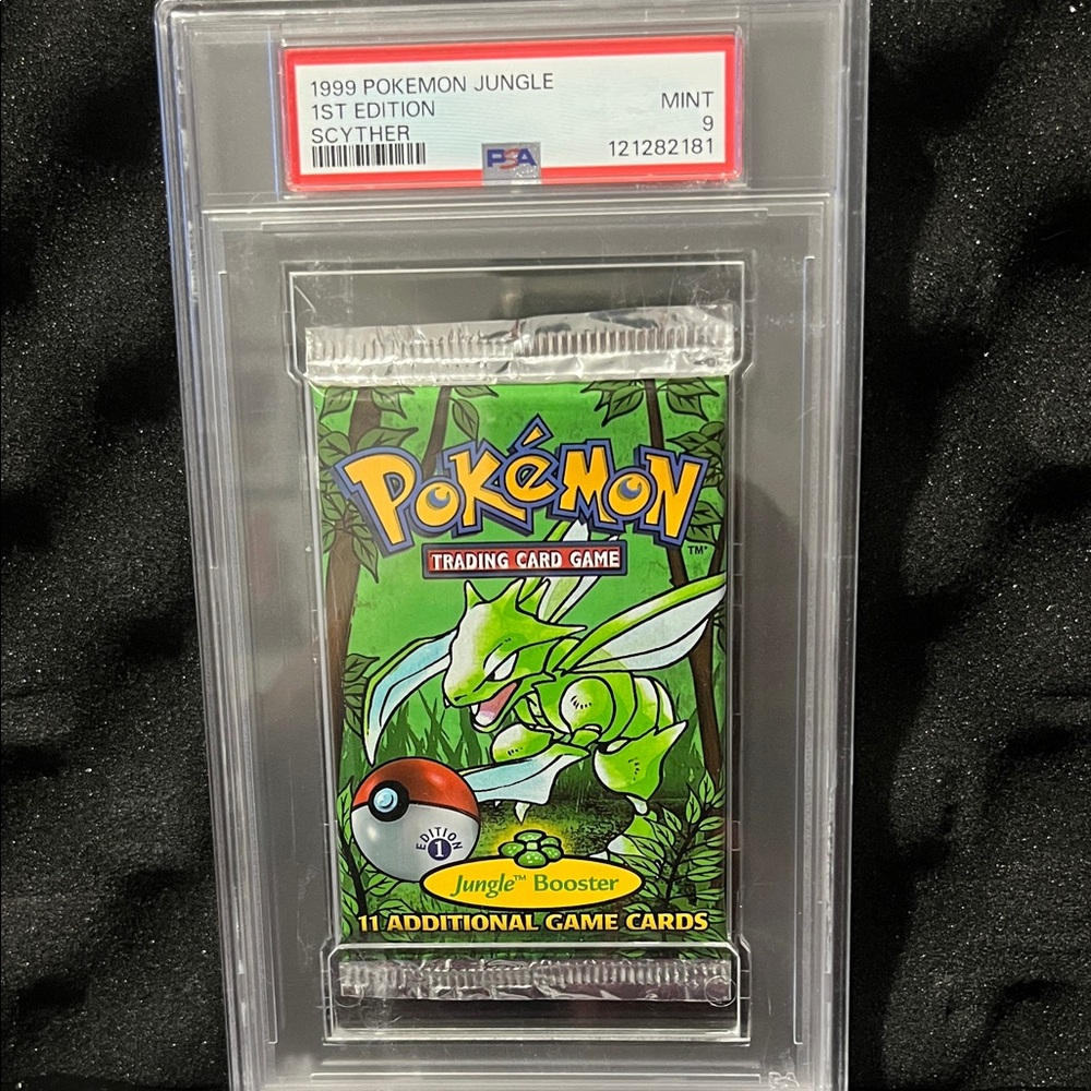 Pokémon Jungle Booster Pack 1999- Scyther Artwork - 1st edition!!!